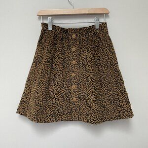 NWT Crewcuts Leopard Print Skirt